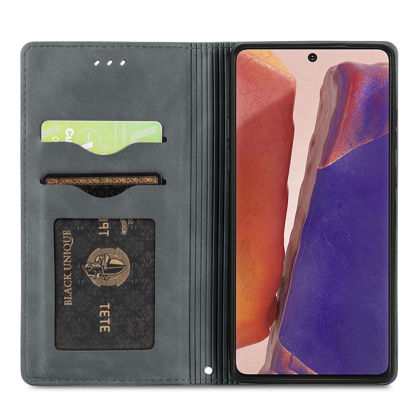 PU kožené ochranné pouzdro na telefon pro Samsung Galaxy Note20 5G Note20 dotykový retro magnetický stojánek s automatickým zavíráním proti pádu Držák krytu na telefon PU kožené ochranné pouzdro na telefon pro Samsung Galaxy Note20 5G Note20 dotykový retro magnetický stojánek s automatickým zavíráním proti pádu Držák krytu na telefon